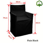 Rans Alfresco 100% Cotton Director Chair Cover - Plain Black - Home & Garden > Decor