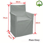 Rans Alfresco 100% Cotton Director Chair Cover - Plain Grey - Home & Garden > Decor