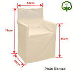Rans Alfresco 100% Cotton Director Chair Cover - Plain Natural - Home & Garden > Decor