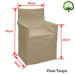 Rans Alfresco 100% Cotton Director Chair Cover - Plain Taupe - Home & Garden > Decor