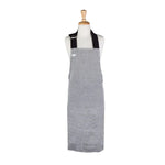 Rans Herringbone Black Cotton Apron - Home & Garden > Kitchenware