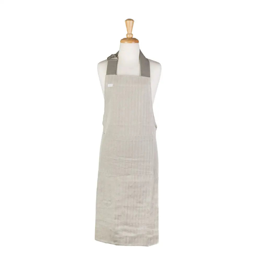 Rans Herringbone Charcoal Cotton Apron - Home & Garden > Kitchenware