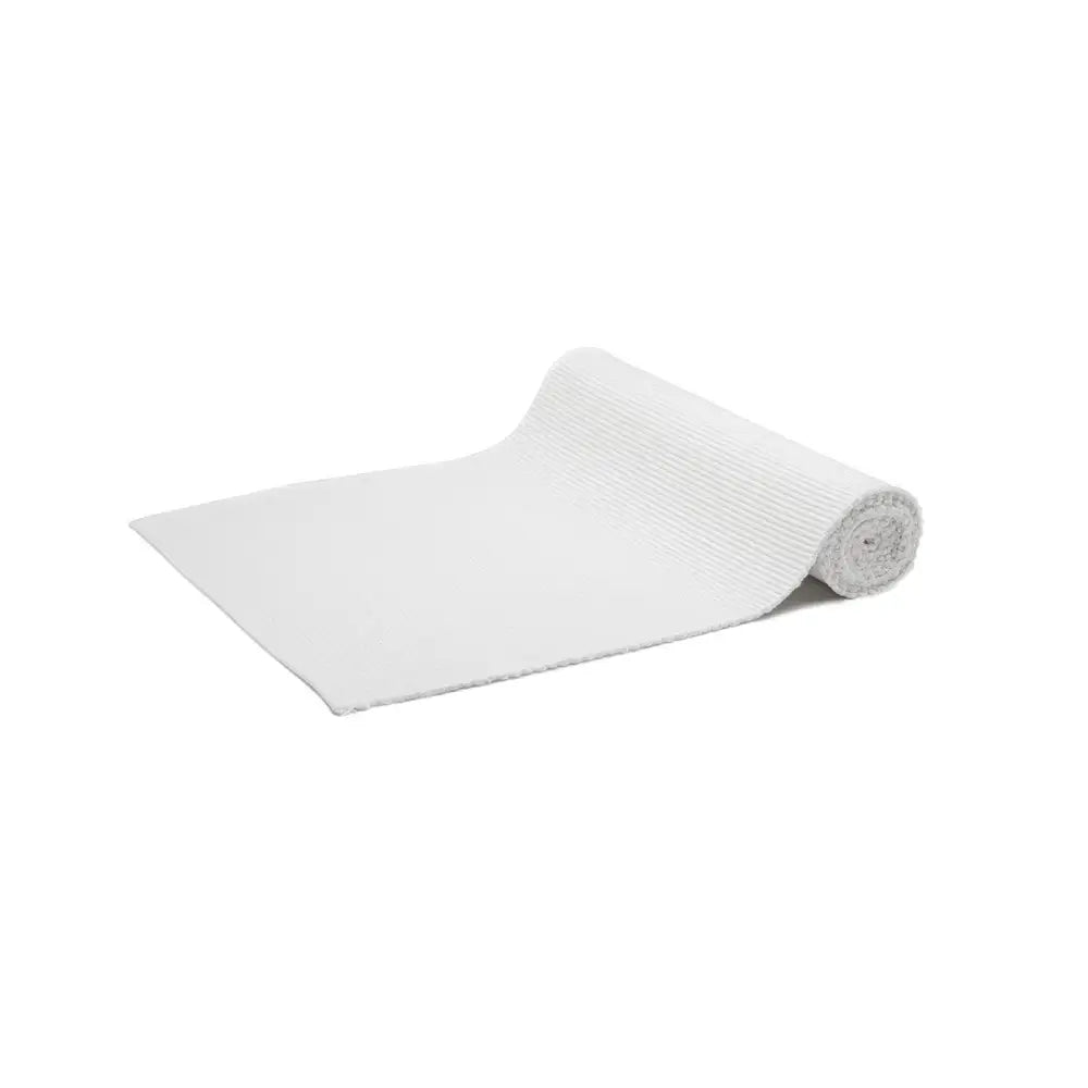 Rans Lollipop Cotton Ribbed Runner - White - Home & Garden > Kitchenware