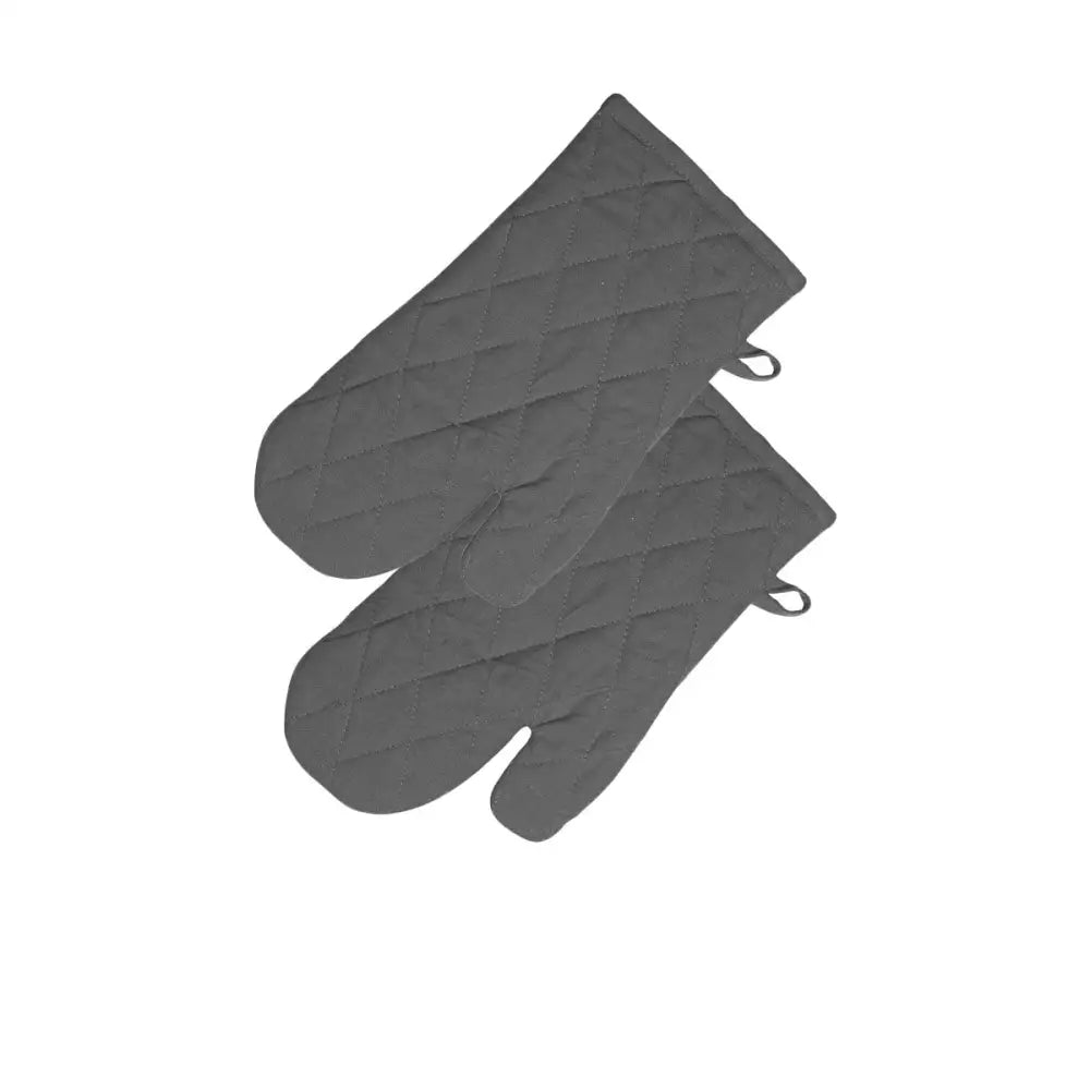 Rans Manhattan Charcoal Cotton Set of 2 Oven Gloves - Home & Garden > Kitchenware