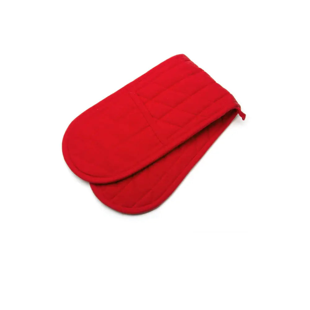 Rans Manhattan Red Cotton Double Oven Mitt - Home & Garden > Kitchenware