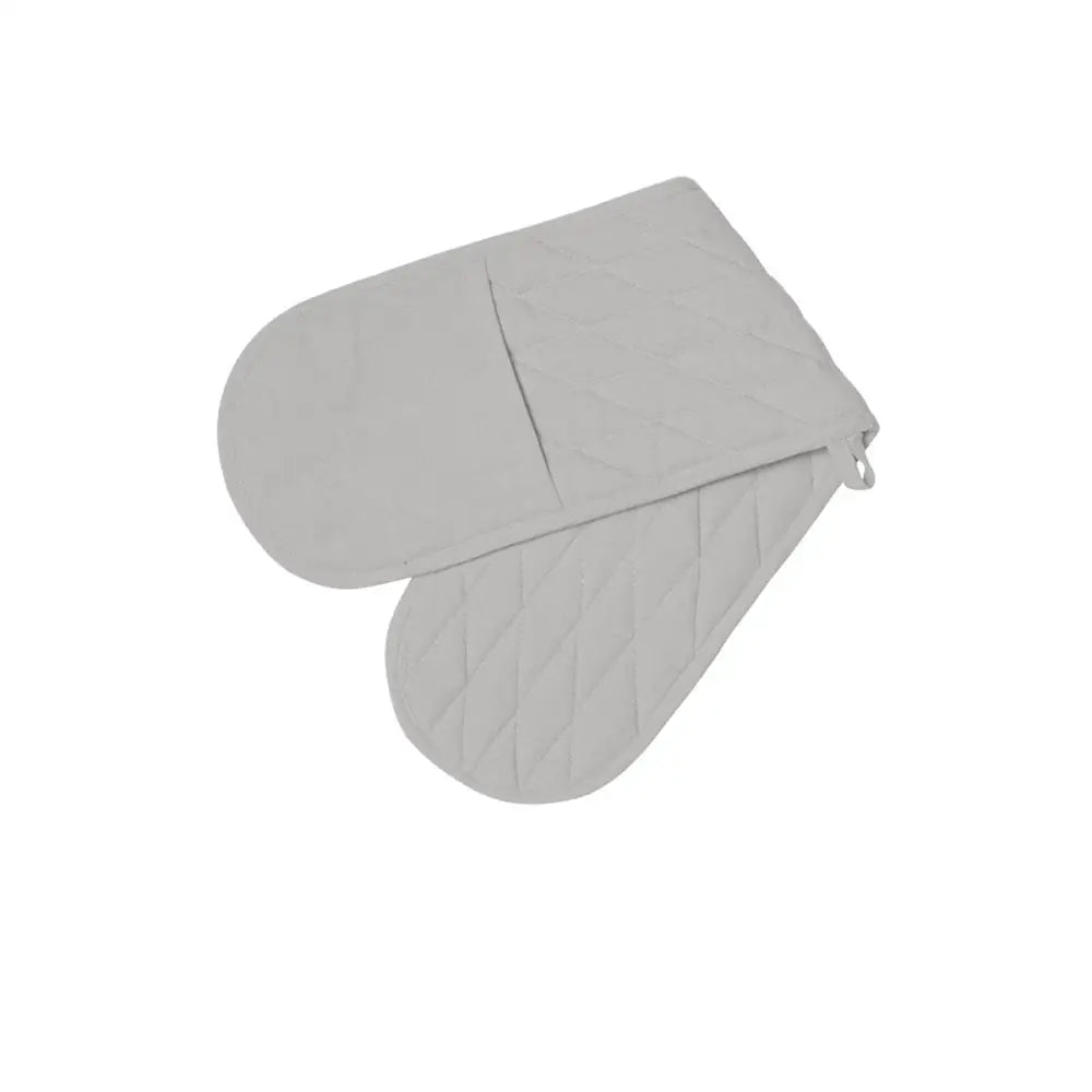 Rans Manhattan Silver Cotton Double Oven Mitt - Home & Garden > Kitchenware