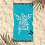 Rans Premium Cotton Jacquard Beach Towel Turtle - Home & Garden > Bathroom Accessories