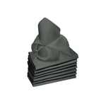 Rans Set of 8 Lollipop Cotton Napkins - Charcoal - Home & Garden > Kitchenware