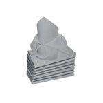 Rans Set of 8 Lollipop Cotton Napkins - Grey - Home & Garden > Kitchenware