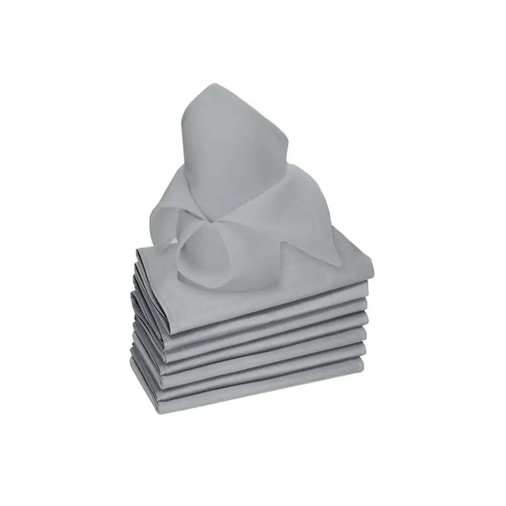 Rans Set of 8 Lollipop Cotton Napkins - Grey - Home & Garden > Kitchenware