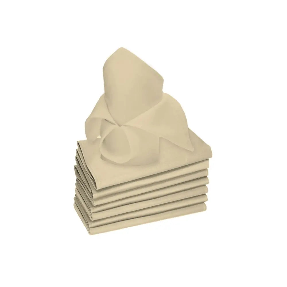 Rans Set of 8 Lollipop Cotton Napkins - Natural - Home & Garden > Kitchenware