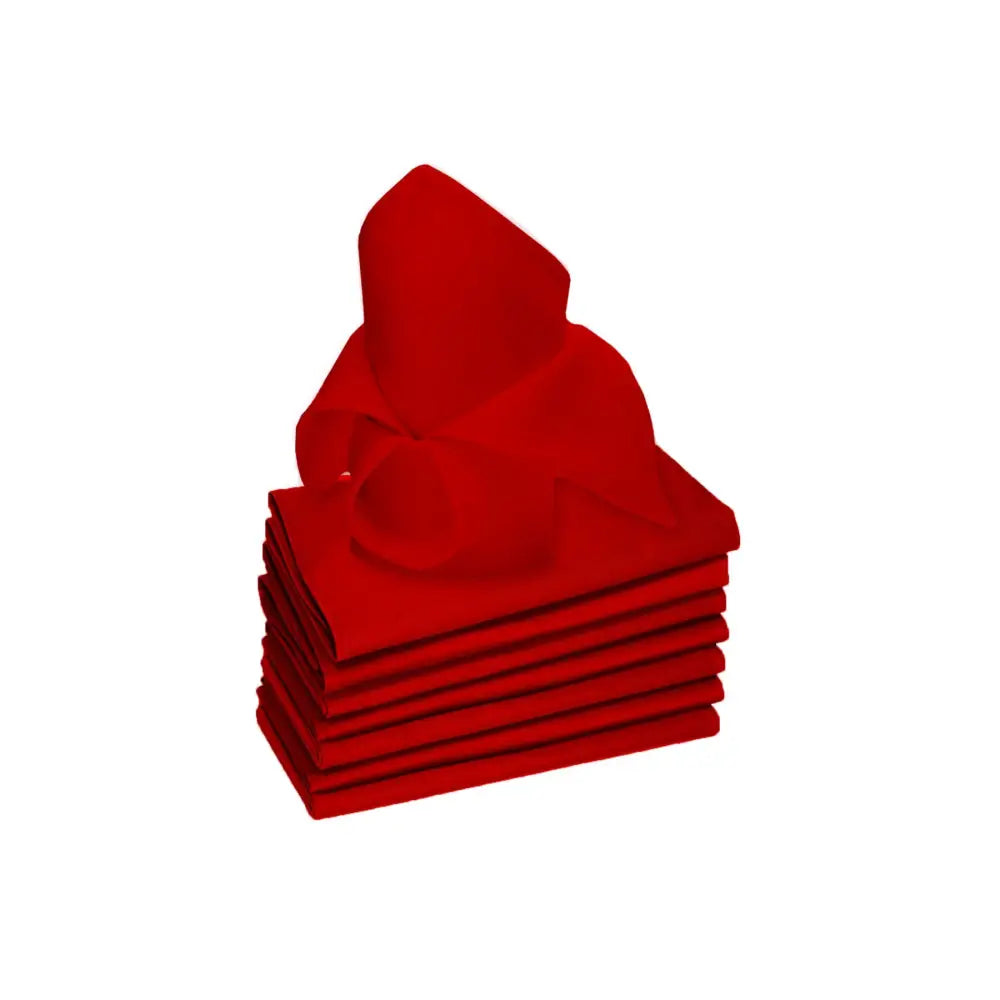 Rans Set of 8 Lollipop Cotton Napkins - Red - Home & Garden > Kitchenware