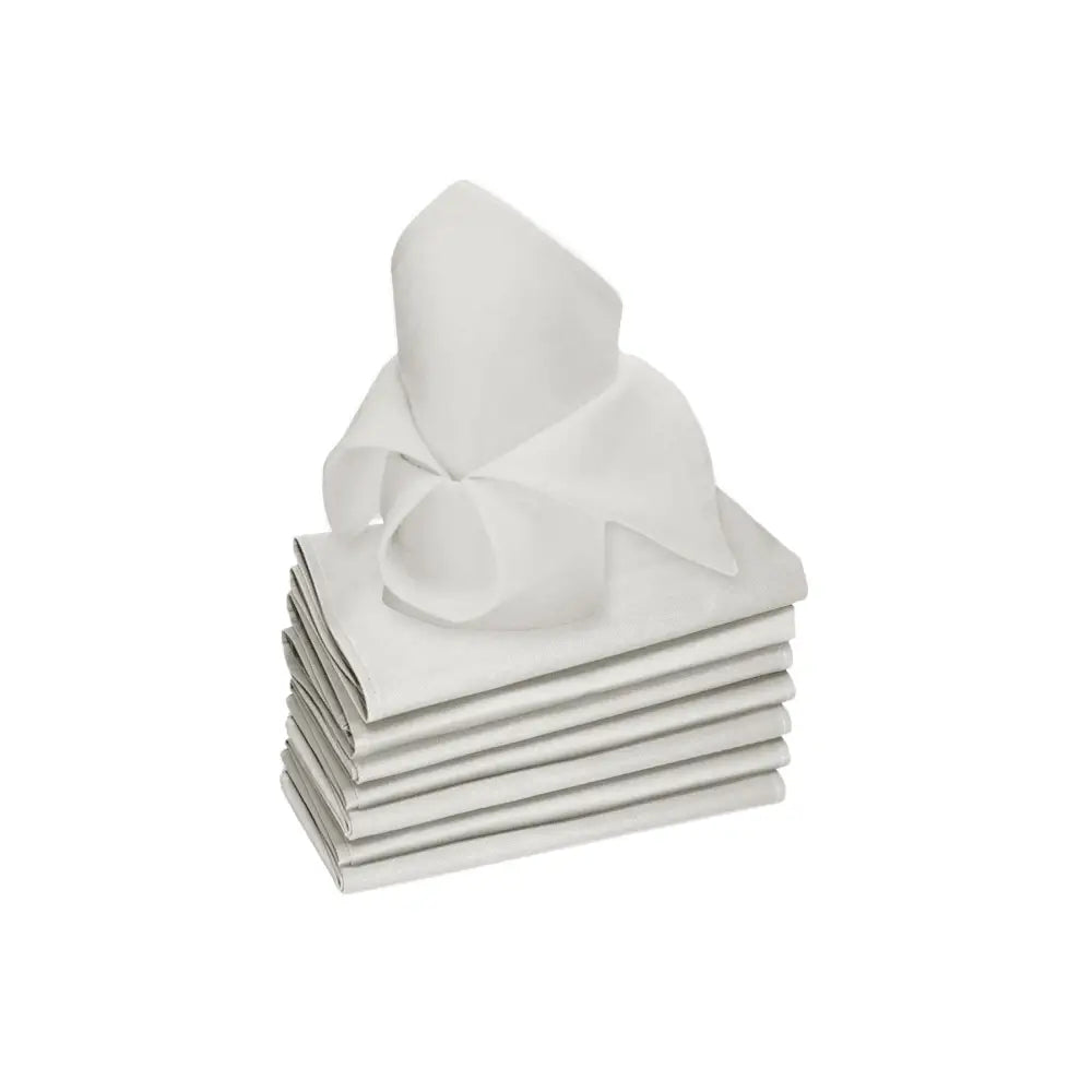 Rans Set of 8 Lollipop Cotton Napkins - White - Home & Garden > Kitchenware