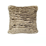 Rapee Bobcat Faux Fur Cushion Cover - Sand 45 x 45 cm - Home & Garden > Decor > Cushions & Throws