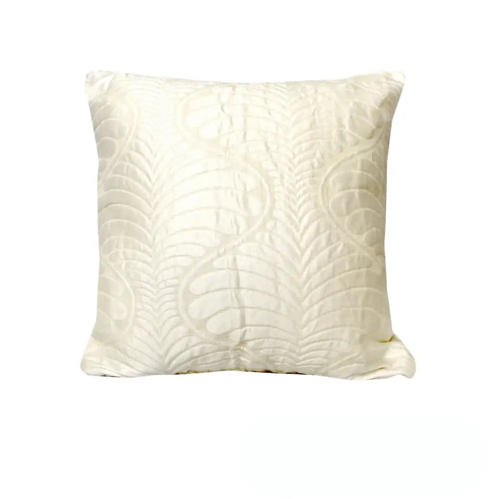 Rapee Decoration Cushion Cover Tux Leaf - Ivory 50 x 50 cm - Home & Garden > Decor > Cushions & Throws