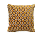 Rapee Peacock Texture Cushion Cover - Gold 45 x 45 cm - Home & Garden > Decor > Cushions & Throws