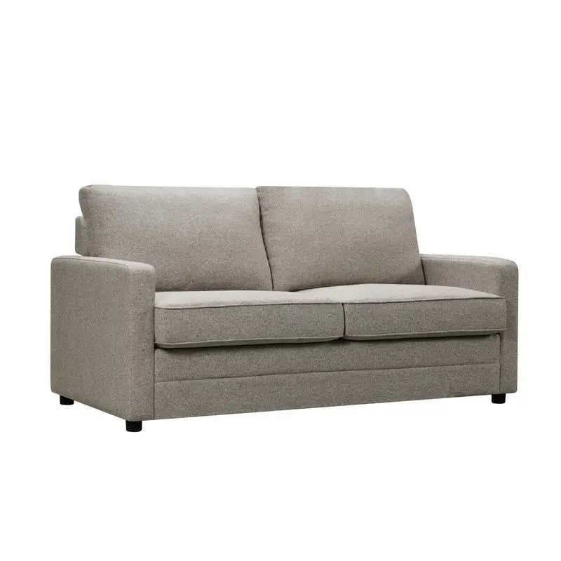 RAY 2 Seater Sofa bed with Separate Foam Mattress- Light grey - Furniture > Sofas