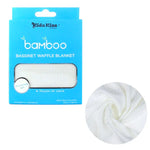 Rayon Bamboo Waffle Blanket Bassinet Size 120x80cm - Home & Garden > Bedding