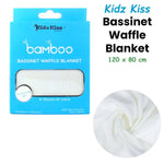 Rayon Bamboo Waffle Blanket Bassinet Size 120x80cm - Home & Garden > Bedding