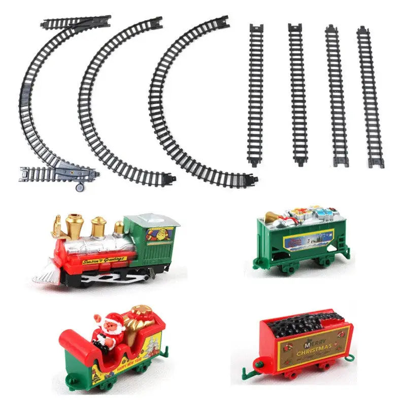 Realistic Christmas Electric Train Set - Occasions > Christmas > Christmas Decorations