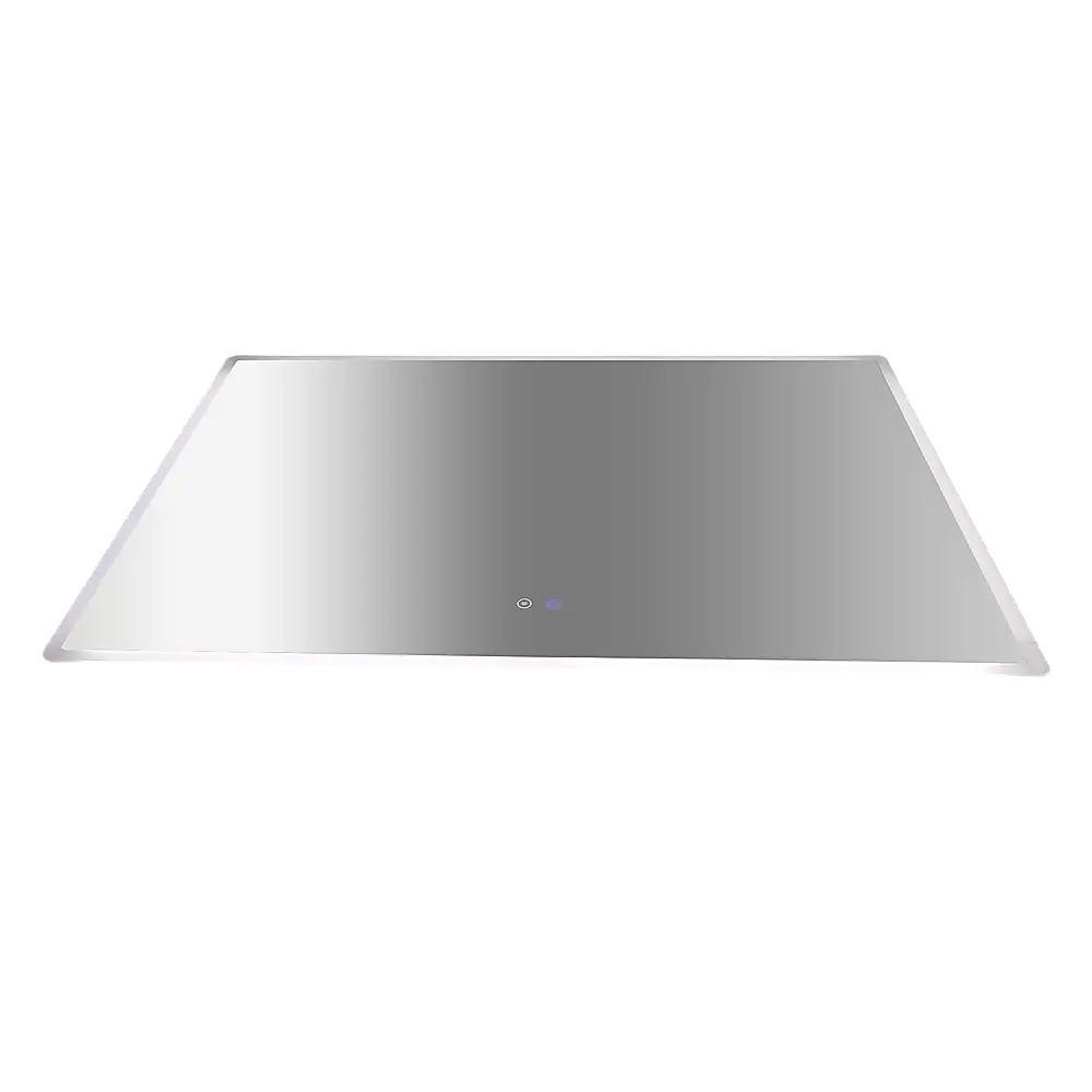 Rectangular Mirror LED Anti-Fog Illuminated Bathroom Living Room - 120x80cm - Health & Beauty > Personal Care > Back