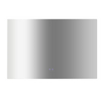 Rectangular Mirror LED Anti-Fog Illuminated Bathroom Living Room - 120x80cm - Health & Beauty > Personal Care > Back