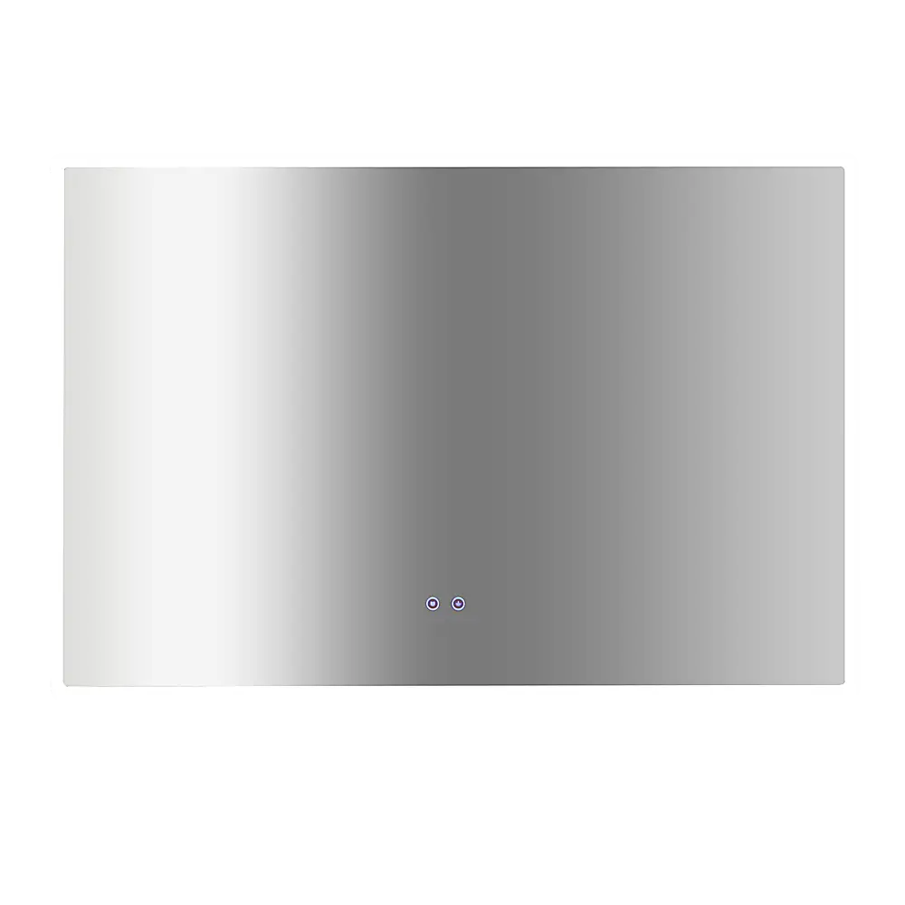 Rectangular Mirror LED Anti-Fog Illuminated Bathroom Living Room - 120x80cm - Health & Beauty > Personal Care > Back