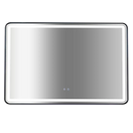 Rectangular Mirror LED Anti-Fog Illuminated Bathroom Living Room - Health & Beauty > Personal Care > Back Care