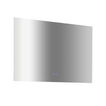 Rectangular Mirror LED Anti-Fog Illuminated Bathroom Living Room - 120x80cm - Health & Beauty > Personal Care > Back