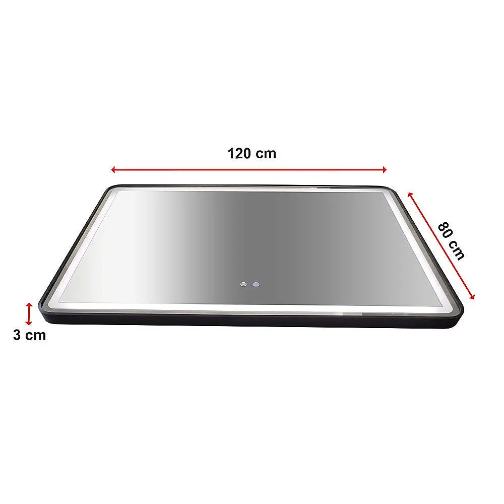 Rectangular Mirror LED Anti-Fog Illuminated Bathroom Living Room - Health & Beauty > Personal Care > Back Care