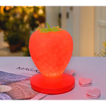 Red Cute Silicone Strawberry Night Light - USB Rechargeable Touch Control - Home & Garden > Lighting > Night Lights &