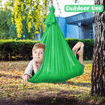 Red Kids’ Outdoor Hanging Swing Pod Chair - Comfortable & Durable Hammock for Play - Furniture > Outdoor > Outdoor