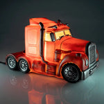 Red Metal Look Truck Table Lamp - Home & Garden > Lighting