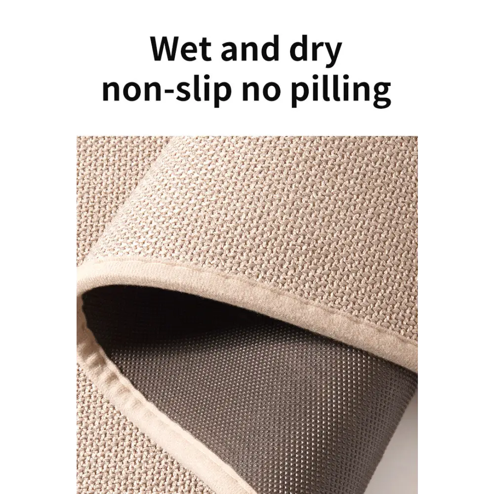 Red Quick Dry Bathroom Rug - Non-Slip PVC Foam Super Absorbent 50x80cm - Home & Garden > Bathroom Accessories > Bath