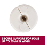 Red Track Gazebo Base Pod Kit Marquee Set Leg Fillable Water Sand Weight Pods - Home & Garden > Shading
