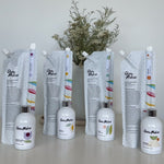 Clare Makes 200ml reed diffuser refill pouch with a separate compartment holding white reeds