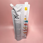 Clare Makes 200ml reed diffuser refill pouch with a separate compartment holding white reeds