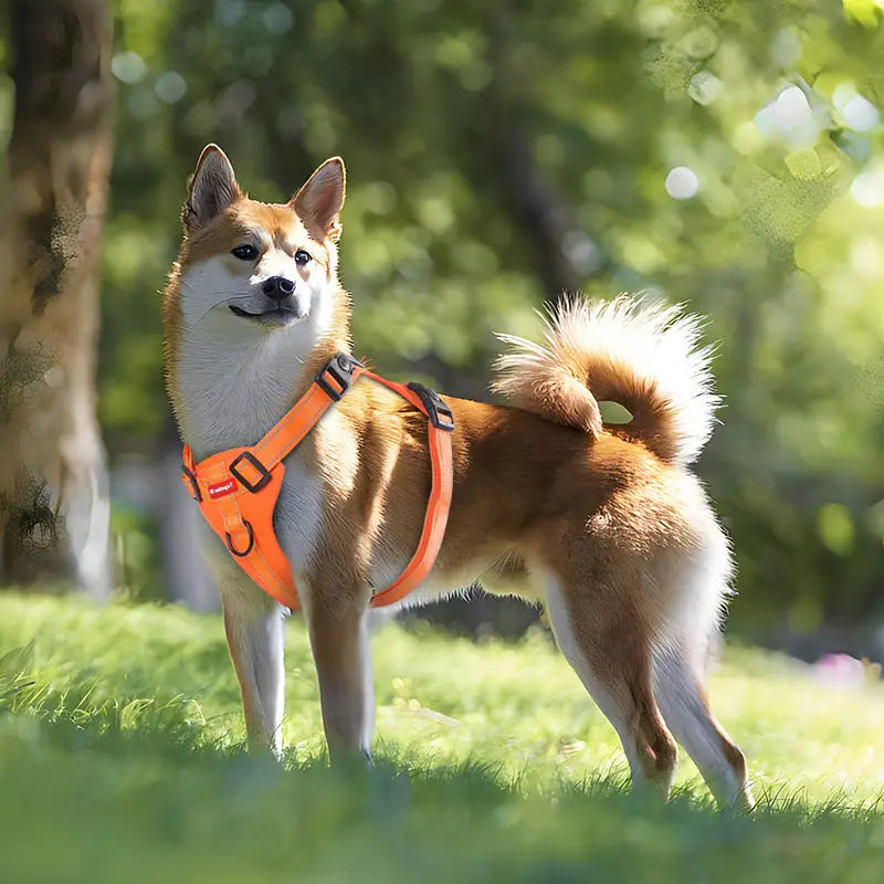 Reflective Dog Harness with Leash No-Pull Vest Harness for Dogs Adjustable Dog Vest with Handle Walking Training Pet