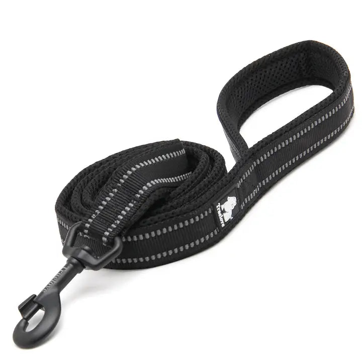 Reflective Pet Leash 2 meters Black XS - Pet Care > Dog Supplies > Dog Collars Leads & Harnesses