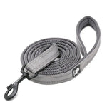 Reflective Pet Leash 2 meters Grey L - Pet Care > Cat Supplies > Cat Carriers & Crates