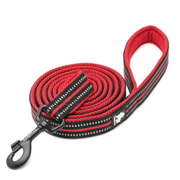 Reflective Pet Leash 2 meters Red XS - Pet Care > Dog Supplies > Dog Collars Leads & Harnesses