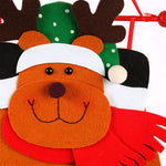 Reindeer Advent Calendar - Felt Christmas Countdown with 24 Pockets Wall Hanging Decoration for Kids - Occasions >