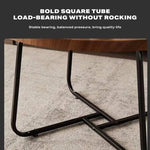 Removable Set of 2 Round Coffee Table Walnut Nesting Side End Table Furniture - Electronics > Computers & Tablets
