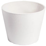 Rendered White Planter Pot 25cm - Home & Garden > Artificial Plants