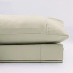 Renee Taylor 1500 Thread Count Pure Soft Cotton Blend Flat & Fitted Sheet Set Ivory King - Home & Garden > Bedding
