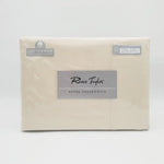 Renee Taylor 1500 Thread Count Pure Soft Cotton Blend Flat & Fitted Sheet Set Ivory King - Home & Garden > Bedding