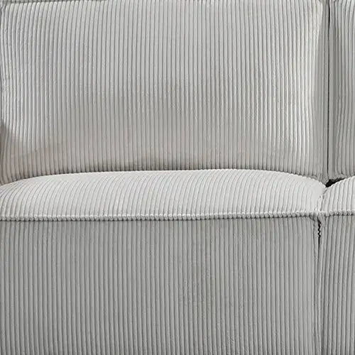 Reno 3 Seater Sofa Beige Colour Fabric Upholstery Wooden Structure Knock Down Feature In Back & Arms - Furniture > Sofas