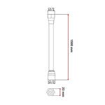 Replacement Heavy Duty 1500mm Shower Bath Hose - Furniture > Bathroom > Shower Heads & Screens