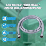 Replacement Heavy Duty 1500mm Shower Bath Hose - Furniture > Bathroom > Shower Heads & Screens