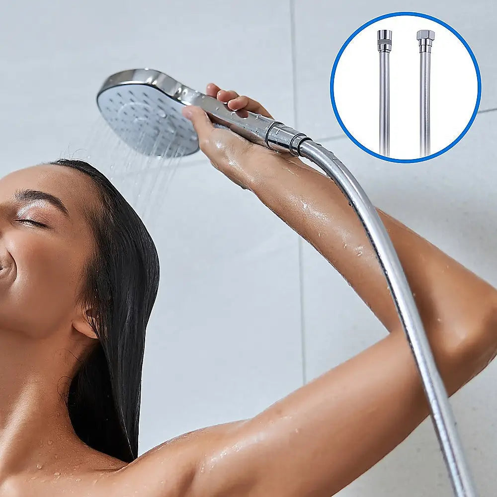 Replacement Heavy Duty 1500mm Shower Bath Hose - Furniture > Bathroom > Shower Heads & Screens